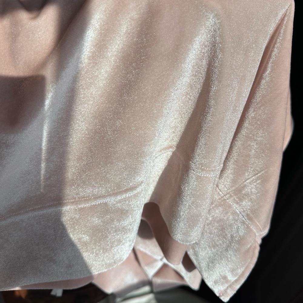 Elegant Anthropologie Pink Velvet Women's Top - Picture 7 of 7
